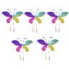 5Pcs Wings Balloons Creative No Leaks Exquisite Anti-deform Lightweight Decorative Aluminum Film Kids Butterfly Wings Balloons Party Supplies