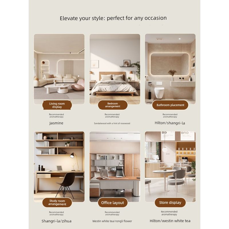 Aromatherapy Machine Automatic Fragrance Sprayer Air Freshener Long-Lasting Fragrance Indoor Home Bedroom Toilet Deodorizing Fragrance