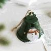 Iron Christmas Santa/Snowman Bells Hanging Pendant Home Festival Window Ornament Holidays Office Embellishment