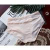 Large Hollow Briefs Mesh Mesh Mid Waist Women's Underwear Women's Ice Knickers Silk Lifting Buttocks Comfortable Women's Triangle Panties