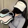 Summer Ice Silk Sun Hat With Adjustable Brim For Outdoor Running And Sun Protection