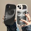 Dark Cute Girl Doll Leather Phone Case For IPhone 16 16e 15 14 13 12 11 Pro Max Plus Mini Cover