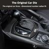Car Interior Gear Shift Frame Trim Sticker for Mazda MX-5 ND 2015-2023 Center Console Panel Trim Cover Interior Accessories (Carbon Fiber)