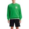 Levis FW22 Small Logo Embroidered Solid Color Crewneck Sweatshirt Men sweatshirt Green A3770-0011
