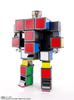 TAMASHII NATIONS Chogokin approximately ABS painted action figure Rubik's Cube, 145mm, & die-cast,