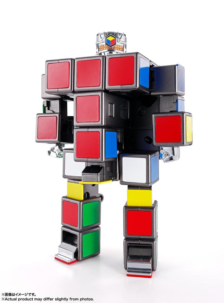 TAMASHII NATIONS Chogokin approximately ABS painted action figure Rubik's Cube, 145mm, & die-cast,