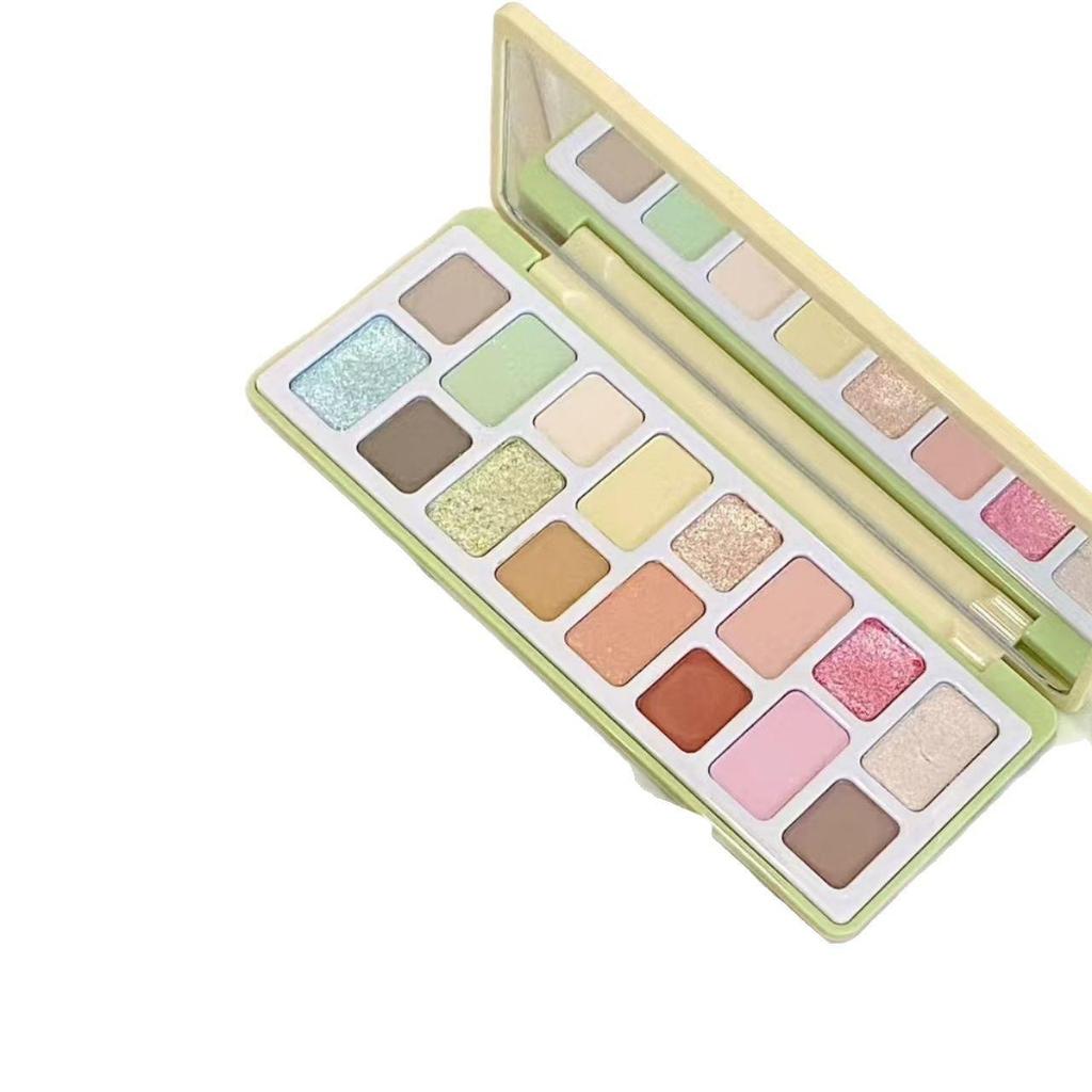 KAPEL Palette Ombretti Sedici Colori Tonalità Terra - Perlescente & Scintillante per il Trucco Quotidiano.