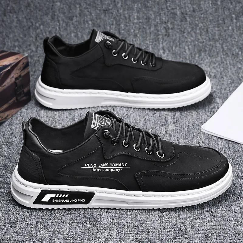 Fashion Men's Vulcanized Shoes Flat Non-slip Wear-resistant Breathable Sneakers Classic Fashion Canvas Casual Shoes Brand Shoes for Men