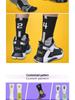 Men's Black and White Breathable Shock-Absorbing Basketball Socks
