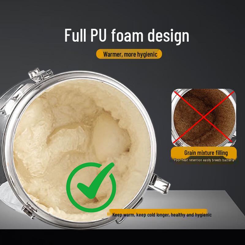 Dispensador de Bebidas Isotérmico Jiwanggu de Aço Inoxidável 201