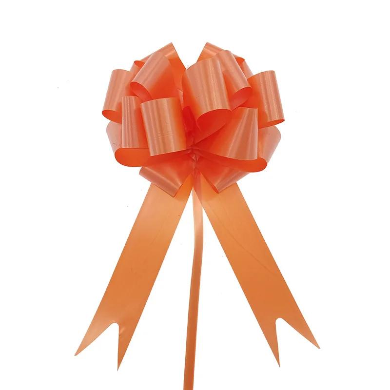 30pcs Christmas Garland Flower Ribbon Holiday Wedding Party Gift Box Packaging Ribbon Stereoscopic Spherical Hand Pulled Flower