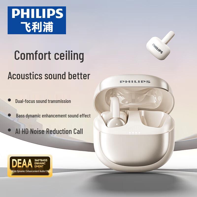 

Philips TAT4469 Open-Ear Clip Bluetooth Sport Headphones