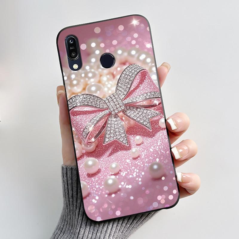 Für Asus Zenfone Max ZB555KL Max Pro ZB601KL ZB602K Hülle Niedliche Cartoon-Druck Schutzhülle Weiches Silikon Schwarzes Handygehäuse