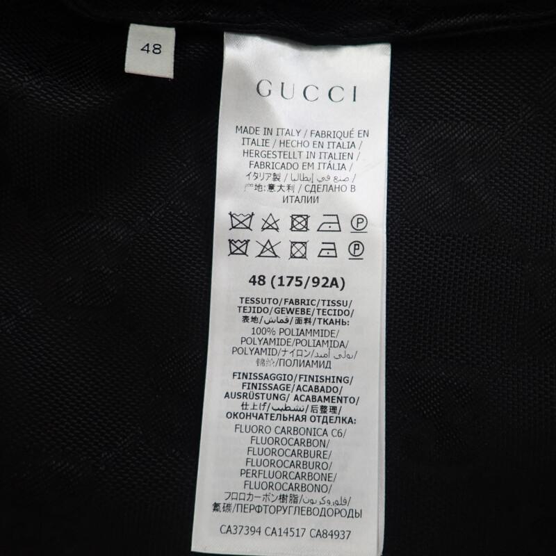 Gucci 631105 ZAEBN 1000 Parker Black Nylon Mens