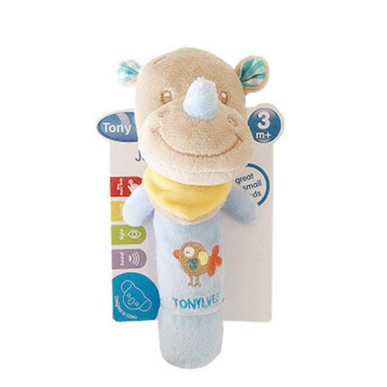 

Animal Baby BB Rattle - Soothing Hand-Shaking Toy for 0-1 Year Olds, Early Education.