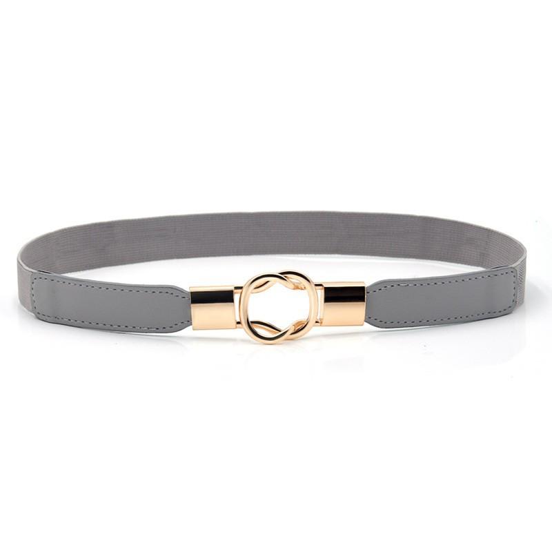 New Buckle Elastic Belt Waist Seal Temperament Versatile Retro Belt Buckle Women's Belt