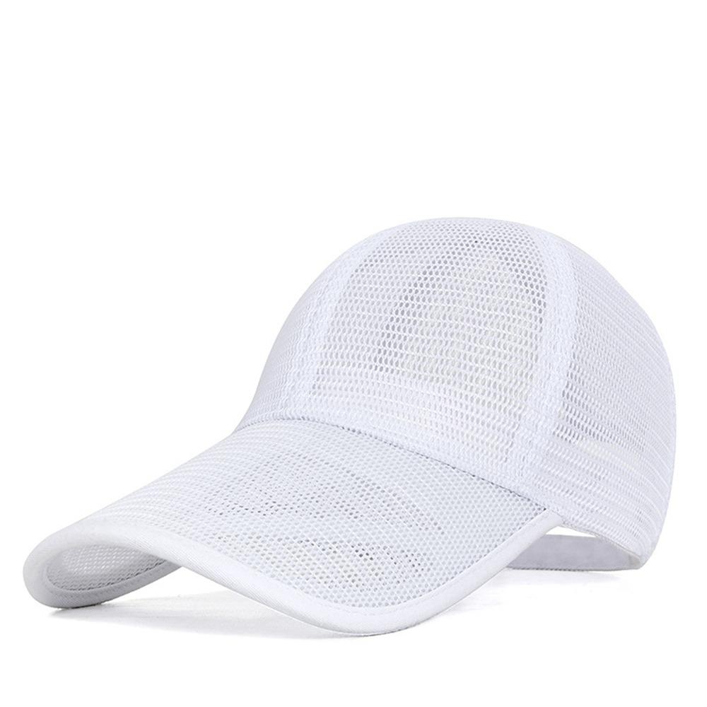 Adjustable Men Snapback Hat Quick-dry Sports Mesh Caps Trucker Cap Mesh Baseball Cap  Unisex