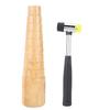2Pcs Solid Wood Mandrel Stick Step Shape Jewelry Tool Easy Use Repair Tool  Ring Sizing