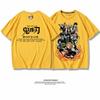 Demon Slayer Anime Muichiro Tokito Kochou Shinobu Printed 100% Cotton Short Sleeve Summer Men's Outdoor Casual Streetwear