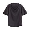 Fashion Style 2024 Summer New Arrival Women's Clothing Stylish Slim Looking Swing Collar Asymmetric T-shirt 1227602001