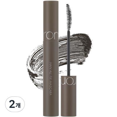 Tusz do rzęs Rom&HanAll Fix, L02 Long Ash, 2 szt.
