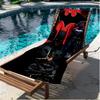 Toalha de Praia com Estampa do Batman, Toalha de Praia Versátil Leve Absorvente para Piscina Surf Yoga Banheiro, Perfeita para Presente de Aniversário Feriado