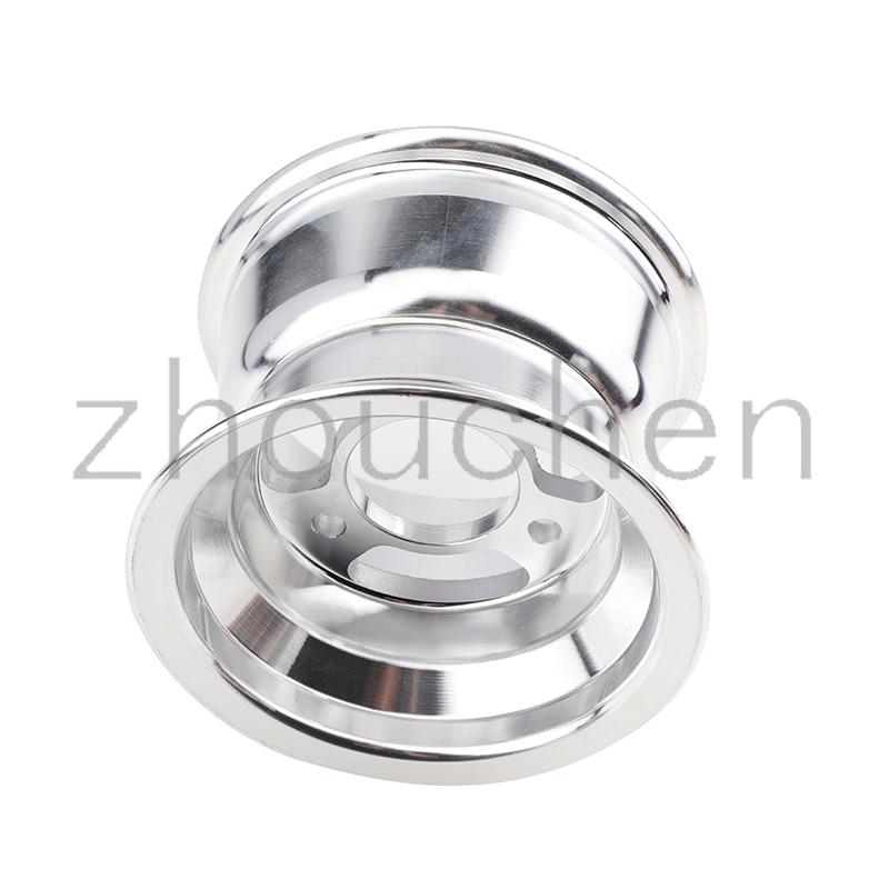 6 Inch Flange Aluminum Wheel Hub Use 145/70-6 13x5.00-6 13x6.50-6 ATV 3 Hole Vacuum Rims for 110-125cc Go-Kart ATV