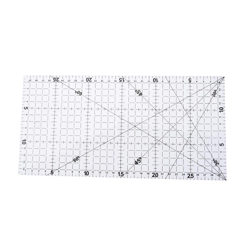 Buy 1Pc Patchwork Ruler Quilting Tool Transparent Ruler Scale at