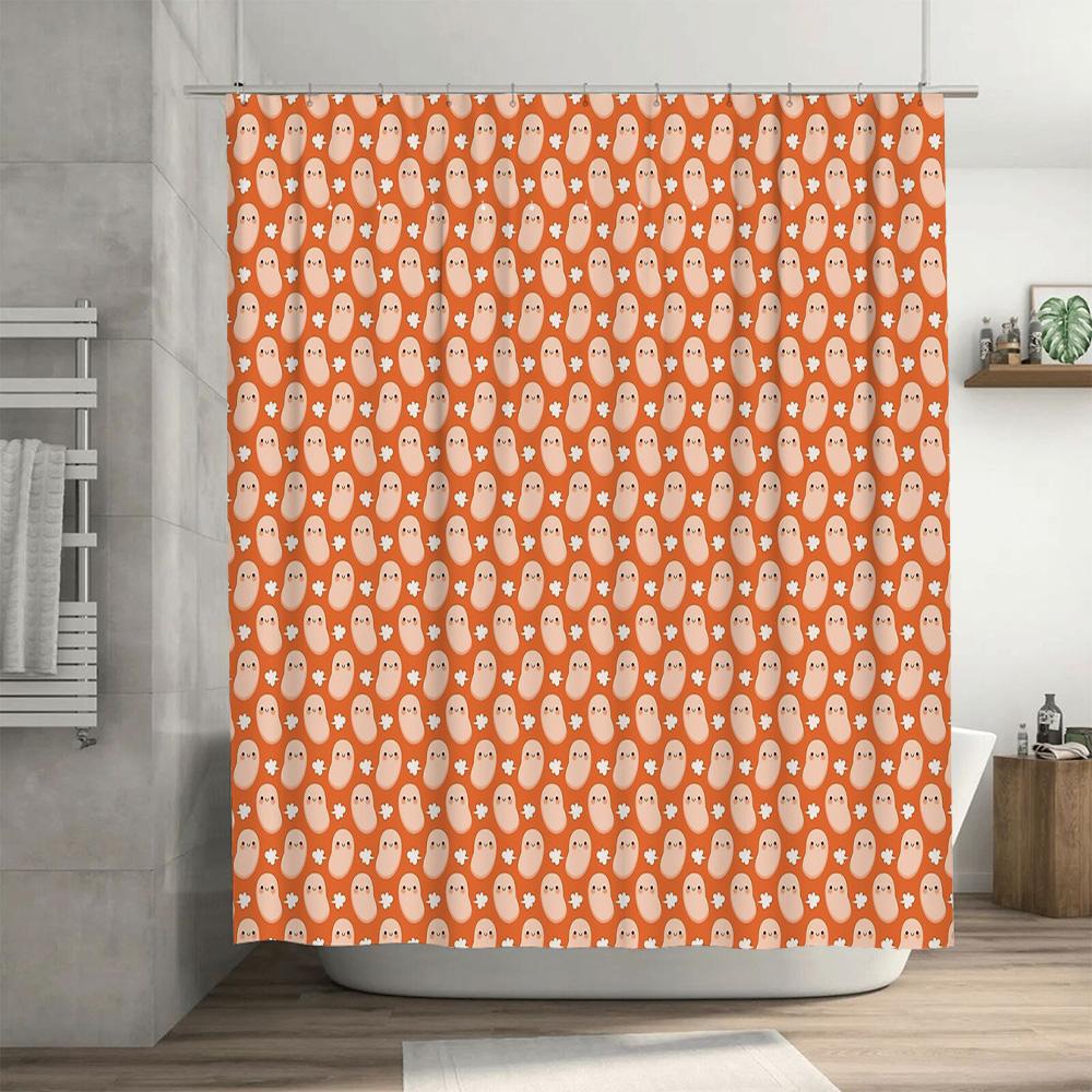 Shower Curtain Floral Vintage Waterproof Farmhouse Bathroom Decor Set With Hooks Rustic Style Home Textile