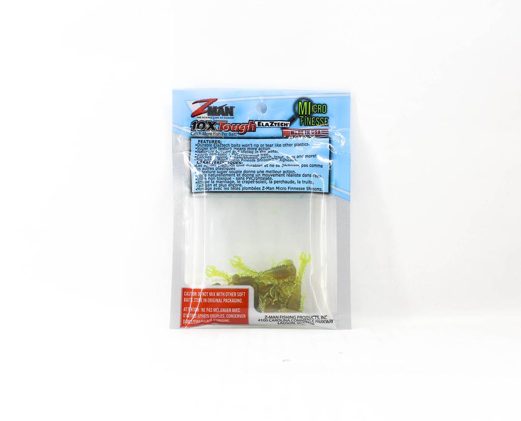 Zman Soft Lure LarvaZ 1.75 Inch 8/Pack Motor Oil (4090)