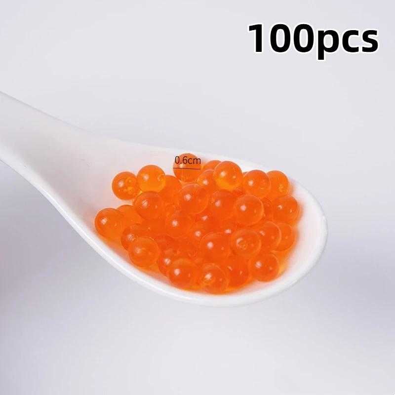 20/50/100Pcs Fake Caviar Fish Roe Diy Japanese Food Play Sushi Noodles Hand Diy Simulation Food Doll Accessories Play House