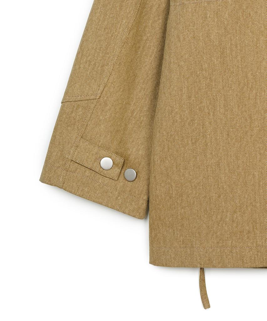 Fdr Work Safari Chore Long Jacket Brown