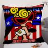 Fashion HHysteric MMini Cushion Cover Natural Linen Organic Fabric DoubleSided Printing Sofa Home Decor Gift Pillow Case