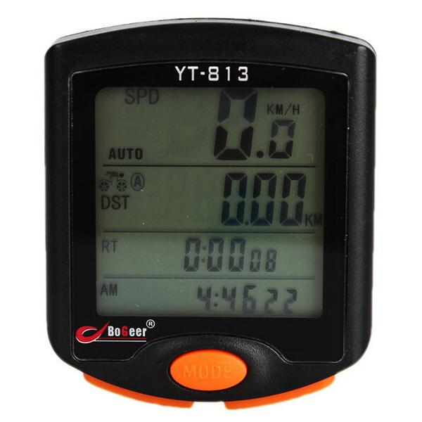 Chowceng YT-813 Fahrrad Tachometer-Fahrrad-Digital-Computer Multifunktions-Fahrrad-Digital-Computer-Fahrrad LCD-Anzeige Odometer Wireless//Wired Speedometer