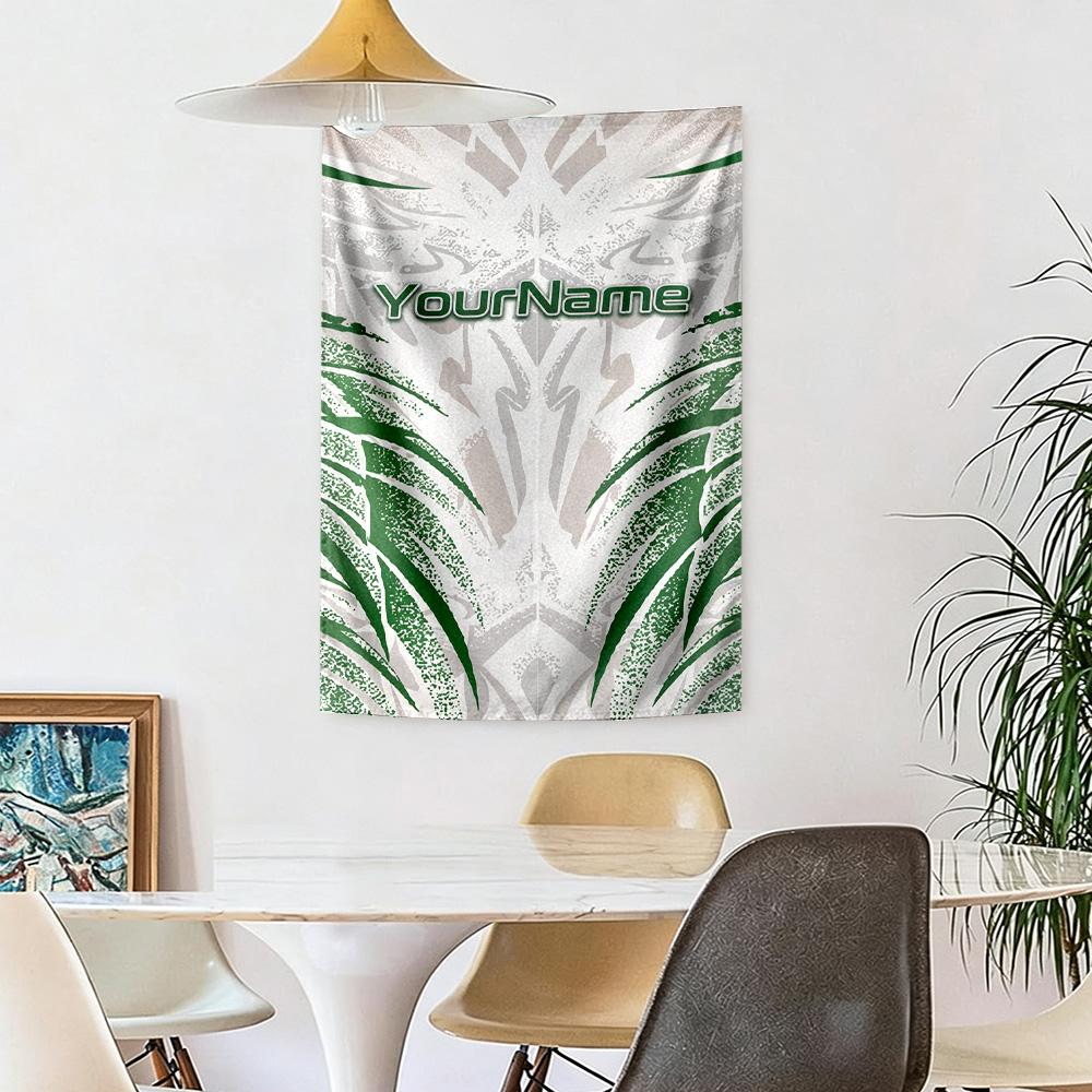 Ethnic Tribal Patterns Custom Your Name Wall Decor Tapestry Art For Pet Memorial Birthdaywedding Party Backdrop Family Gift