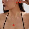 Spooky Jewelry Set for Women, 9 Piece Pumpkin Bat Figure Necklace Ring Earring Collection for Halloween Parties, Cosplay, and Themed Outfits