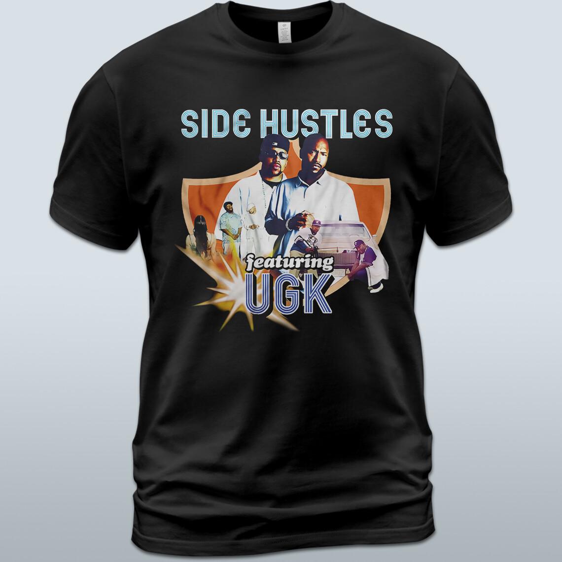 Cotton Unisex T-shirt UGK Band Side Hustles Music Tee Pimp C Bun B vintage XXXL