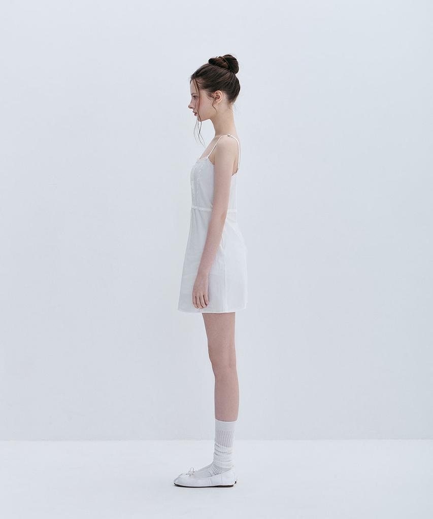 Moabel Whisper Mini Dress-Ivory