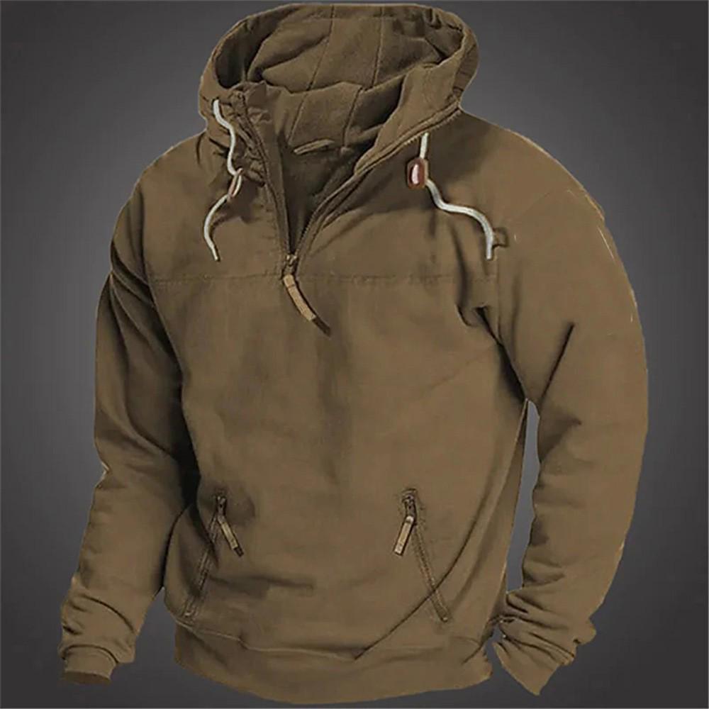 2023 Autumn/Winter Men's Hooded Sweatshirt: Youthful, Casual, and Loose-Fit Jacket