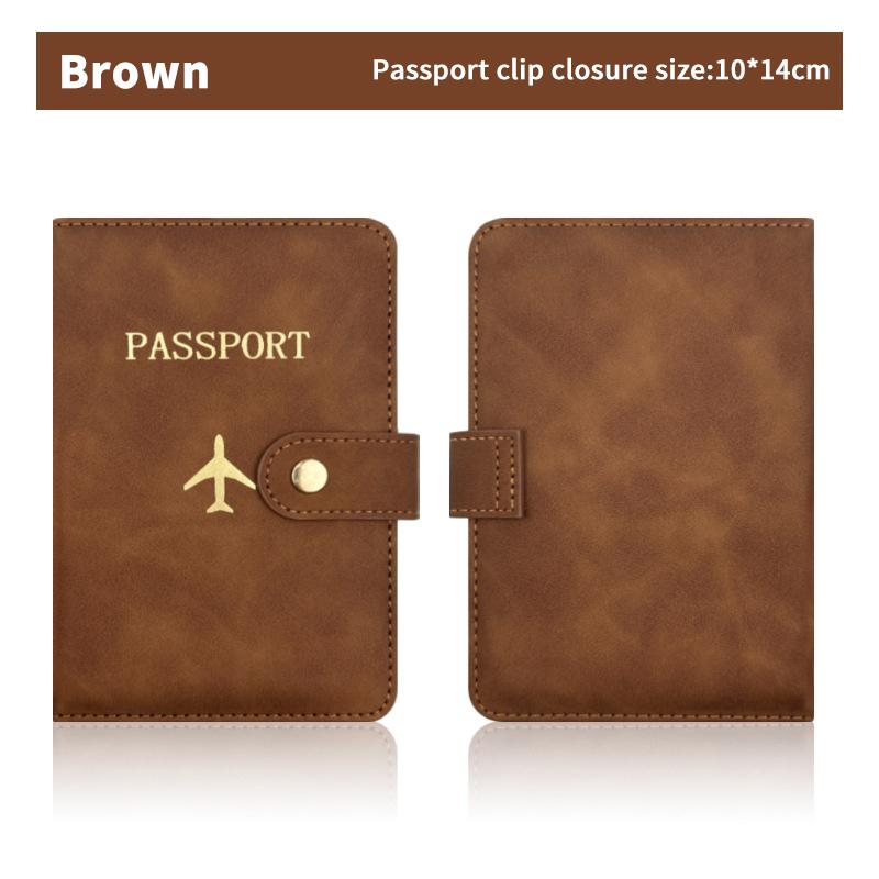 Custodia per passaporto impermeabile, custodia da viaggio in pelle PU, portafoglio per carte di credito, grazioso libretto per passaporto per donne/uomini