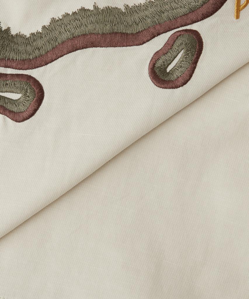 OUTSTANDING Vintage Souvenir Half Shirt_Ivory
