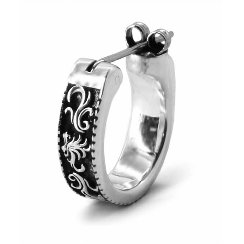 

Сережки-кільця Lion Heart Wrapped Crossing Mane Howl Срібло 925 Продаються поштучно Поставляються у фірмовому мішечку Бренд LION HEART Чоловічі