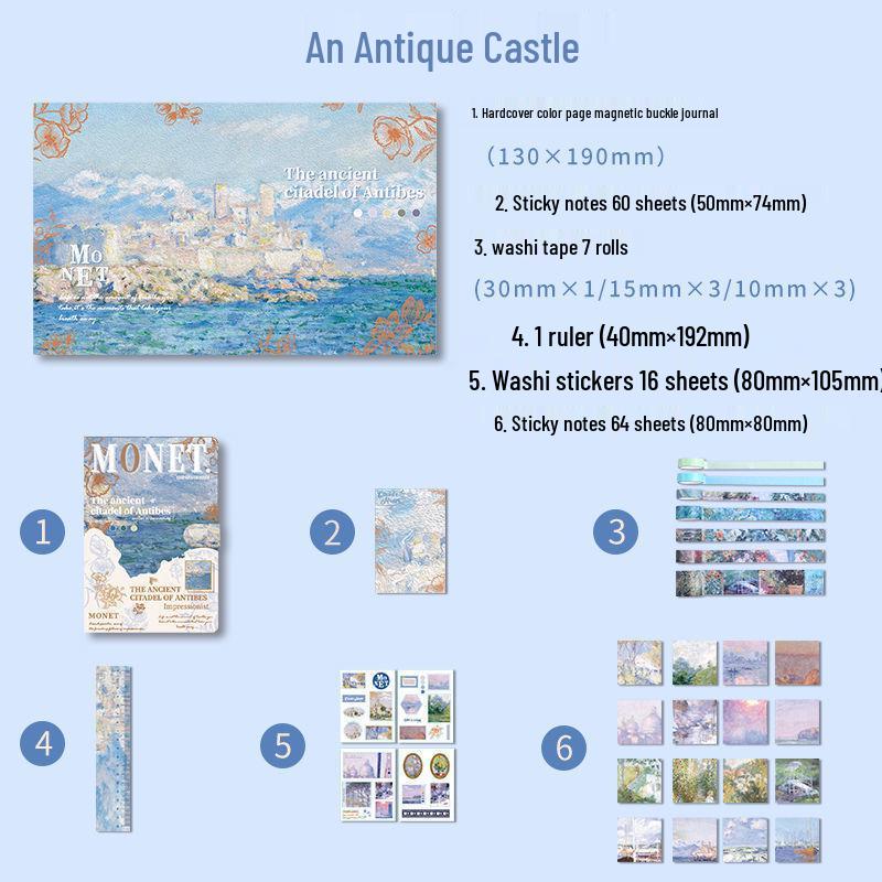 Set Planificator DIY Stil Ins de Valoare Ridicată: Caiet Pictură în Ulei - Cadou Perfect de Ziua de Naștere pentru Studenți