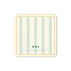Round Plaid Hard Diatom Mud Coffee Tea Coaster Thermal Insulation Pad Office Non-slip Absorbent Pad