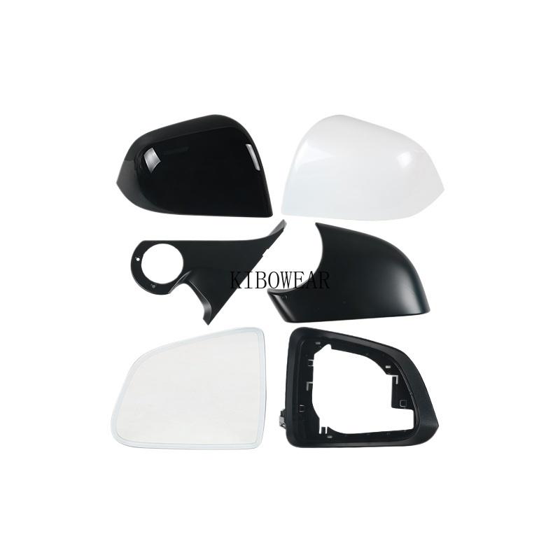 1pc Side Mirror Frame Holder Cover Trim Glass For Tesla Model Y -2024 Auto Replace Part Turn Signal Bottom Lower Housing