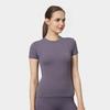 Women's Compression Shirts Short Sleeve Seamless Workout Tops Crewneck Athletic Baselayer Quick Dry Gym Yoga Running T-Shirt for Home Gym Yoga Studio