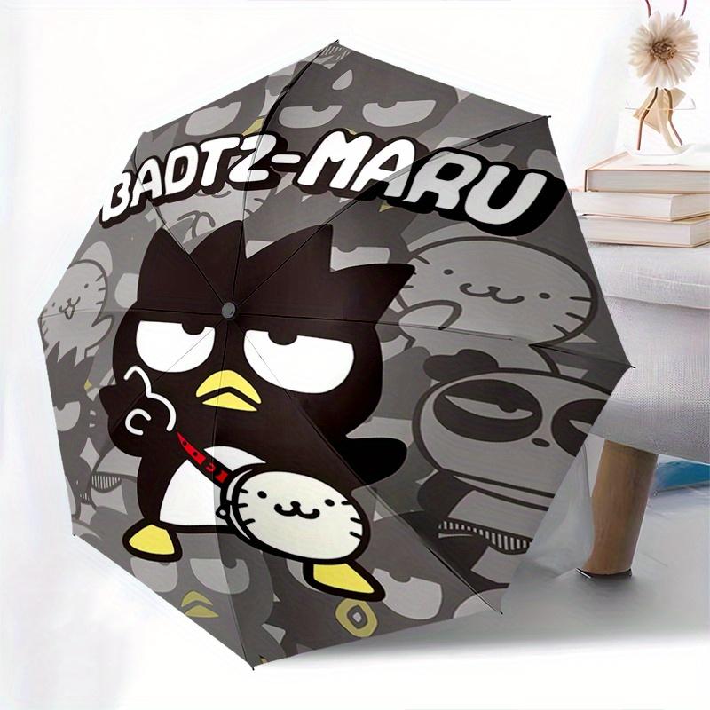 Badtz-Maru,character Automatic Umbrella-Foldable, Durable 8-Bone Design, Compact and Stylish, Great for Camping, Halloween, Christmas, Mothe