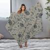 Paisley Print Fleece Blanket Soft Warm Throw Blanket Sofa Bed Decorative Cushion Cover Gift