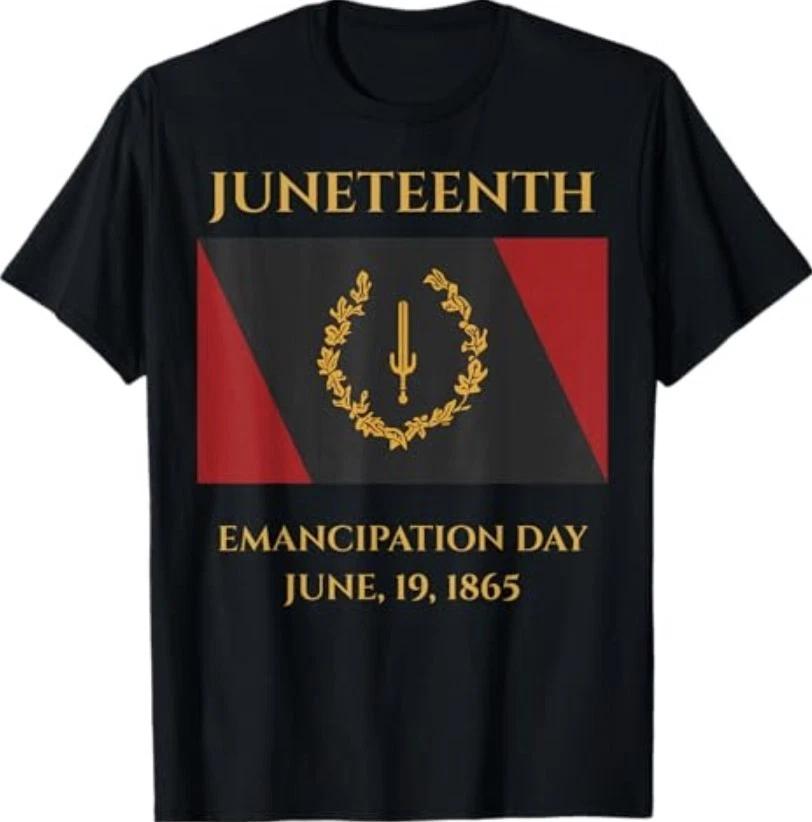 Juneteenth Emancipation Day June 19 1865 Freedom T-Shirt M