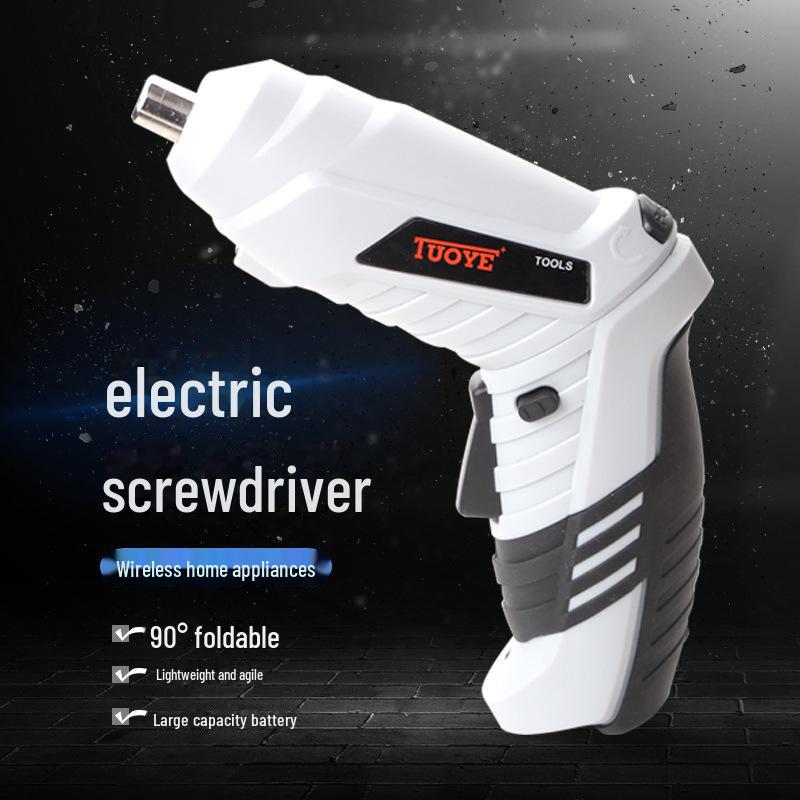 Tianshu 3.6V Folding Rotating Mini Electric Drill & Screwdriver Set